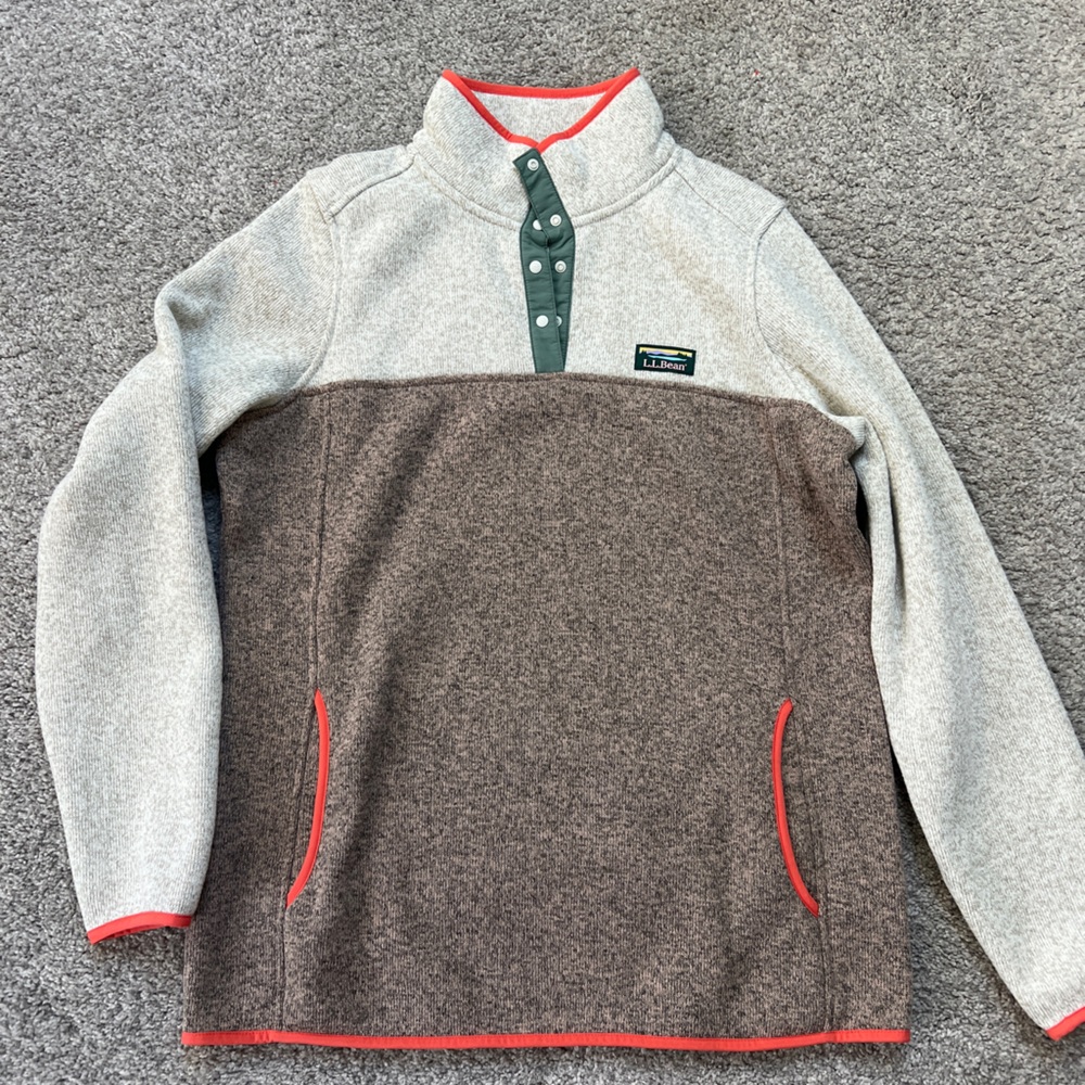 LL Bean Sweater Fleece Pullover